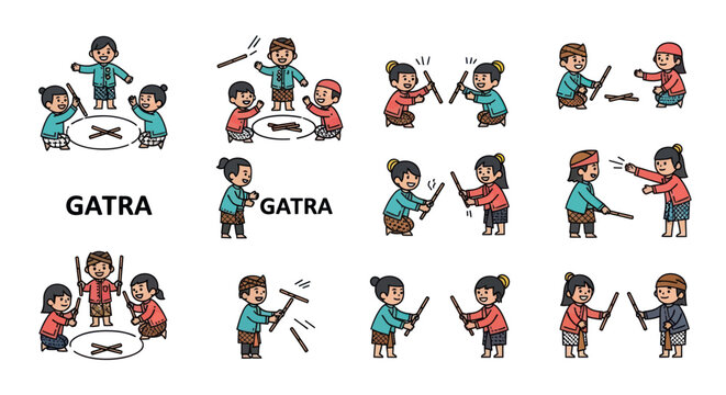 Gatra traditional dance movements, Indonesia