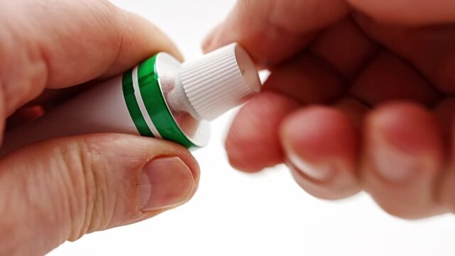 How to open a tube of cream or ointment step by step