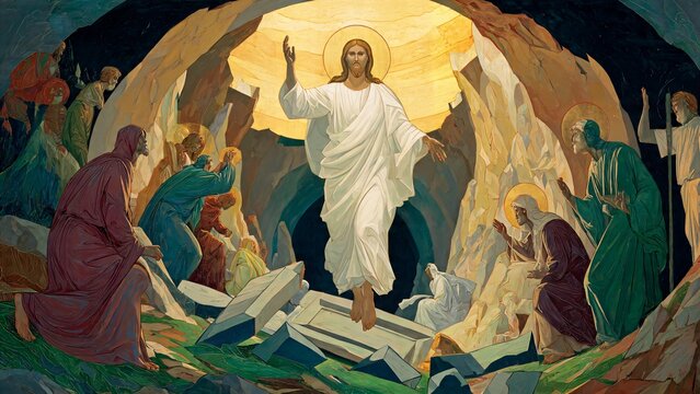 The Glorious Resurrection of Jesus Christ from the Tomb, a Biblical Account