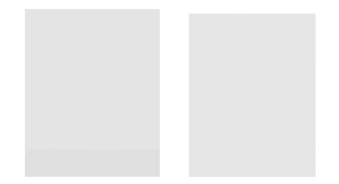 two gray rectangles on white background