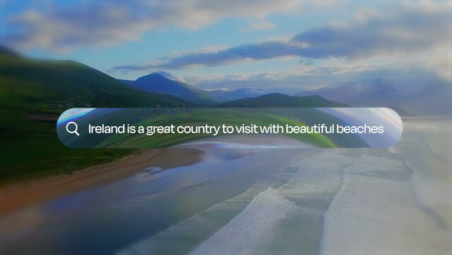 Glass Search Bar Titles