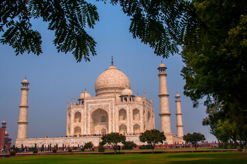 Obraz premium Taj Mahal, UNESCO World Heritage Site, India