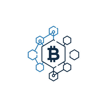 Bitcoin cryptocurrency logo symbol icon.