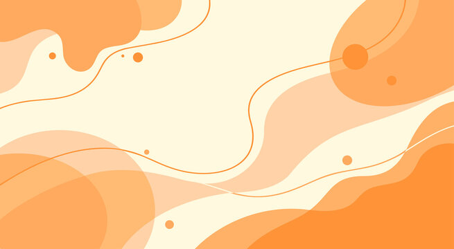 Forms blobs and lines abtract shapes trendy background banner