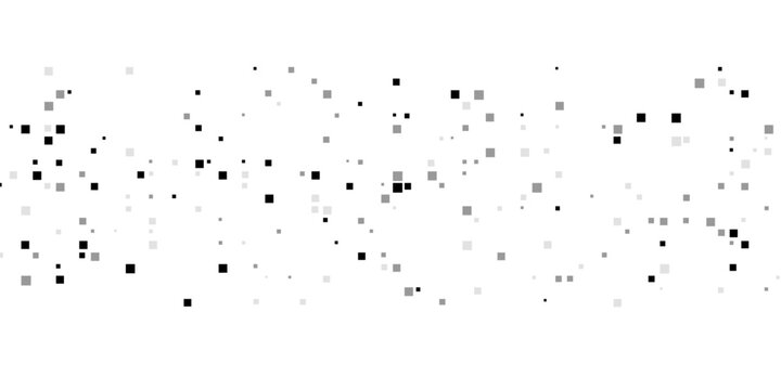 Vector Abstract background of floating black square dots. Subtle textured particles in the sky, perfect for modern digital design needs and minimalist composition create a sense of movement