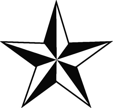 A black and white starburst pattern with sharp points Vector


