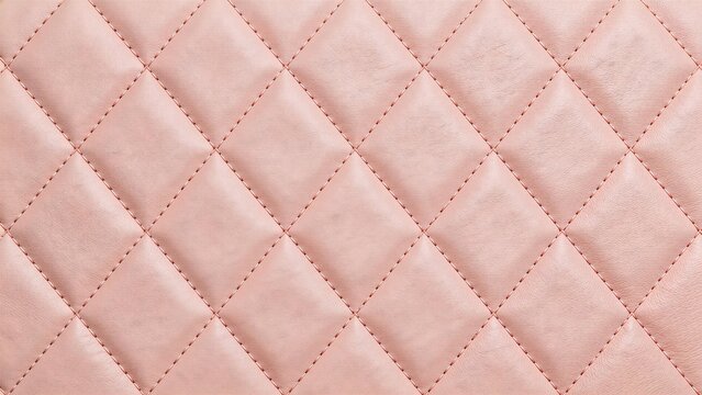 Pink quilted leather texture