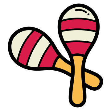 maraca illustration