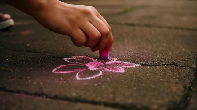 A person is holding a small pink object in their hand, showcasing its color and shape.