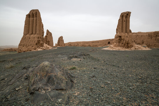Ruins of ancient Dzhanpik-kala fortress