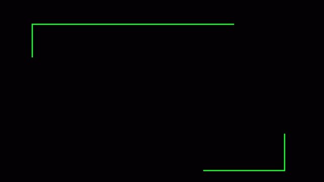 Modern quote frame animation featuring a clean line border with quotation marks on transparent background. Ideal for testimonials, reviews, social media quotes, Simple and elegant with alpha channel