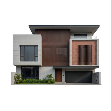 Modern Luxury Two Story House with Contemporary Design Elements