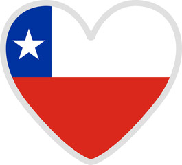 Fototapeta premium chile flag design