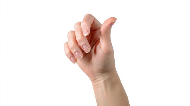 Expressive Gesture: A close-up shot of a human hand, meticulously posed to highlight its expressive capabilities and artistic elegance. 