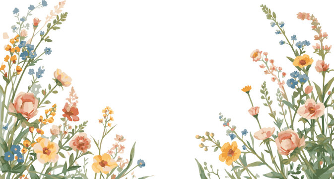 Frame with Flowers