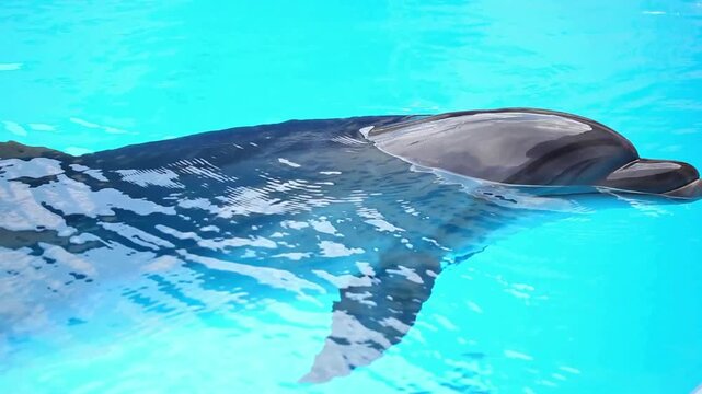 dolphin in the water