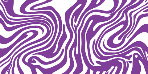 Abstract seamless vector pattern with vintage floral swirls and wavy lines for decorative textile wallpaper texture design © NAYEM