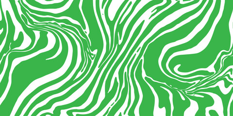 Abstract green floral background featuring seamless vector patterns with swirls, geometric lines, and vintage leaf ornaments for a decorative textile wallpaper design © NAYEM