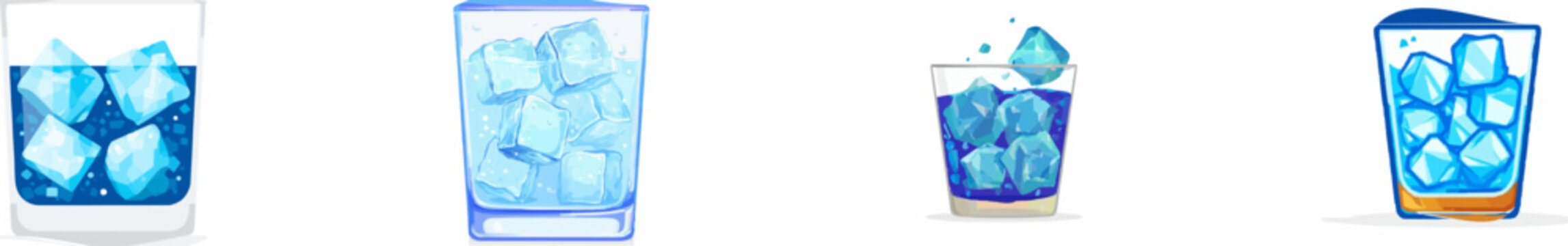 Chillin' with a cool drink on ice