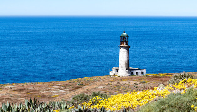 The old Islas San Benito Lighthouse