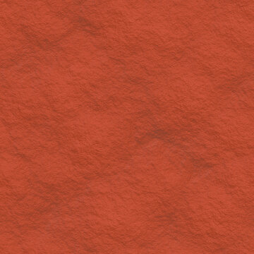 Seamless Terracotta Stone Texture, Red Clay Rock Surface