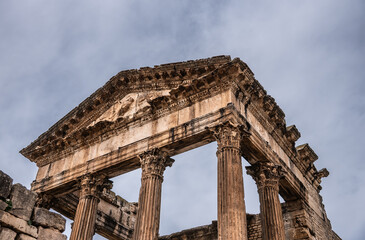 Fototapeta premium Dougga the Best-Preserved Roman Small Town in North Africa