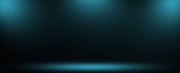 Obraz premium Deep Teal Banner