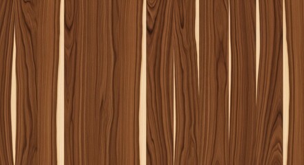 Fototapeta premium Close-up high resolution natural wood grain texture background with warm brown tones and smooth vertical lines for design