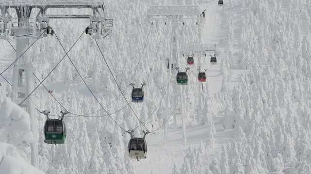 蔵王スキー場 地蔵山の樹氷