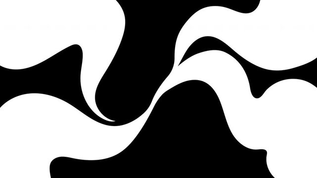 White Curling Liquid Transition with Alpha Channel