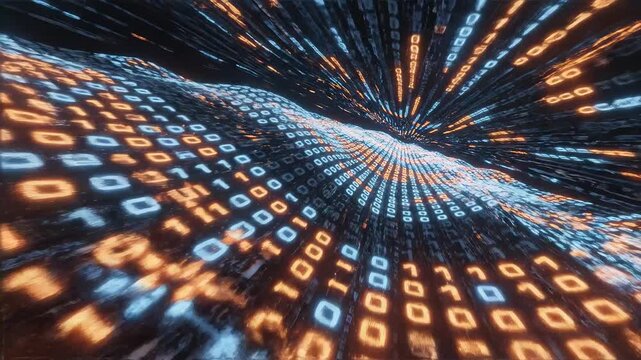 Binary code digital tunnel