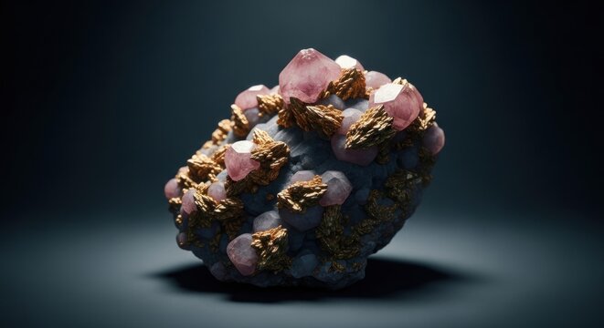 Lepidolite Mineral Specimen A CloseUp of LithiumRich Mica with Pink Hue.