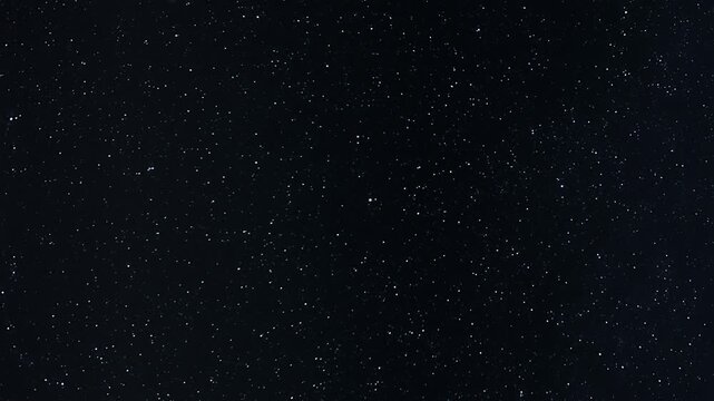 Landscape time-lapse of stars rotating around the north star or Pole star in the night sky