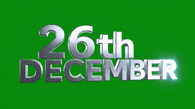 Boxing Day, 26th December, holiday, calendar date
