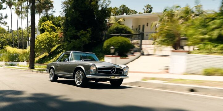 Mercedes-Benz 280 SL Pagoda, Retro, classic, luxury car.