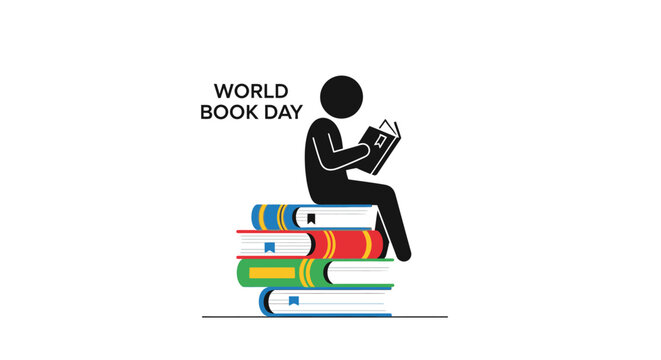 Person reading a book sitting.