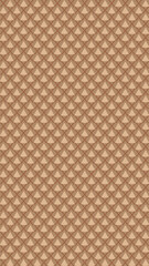 Fototapeta premium Abstract Textured Pattern: A detailed and visually engaging pattern with repeating geometric shapes, showcasing texture and depth in earthy tones, evoking a sense of structure and visual interest.