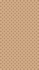 Fototapeta premium Abstract Brown Pattern: A minimalist design featuring a repeating pattern of circles and subtle geometric elements, perfect for backgrounds and digital designs.