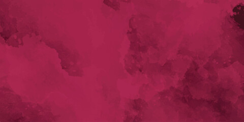 Obraz premium Vibrant magenta watercolor abstract background, intense dark pink paint splash texture for fashion or beauty branding.