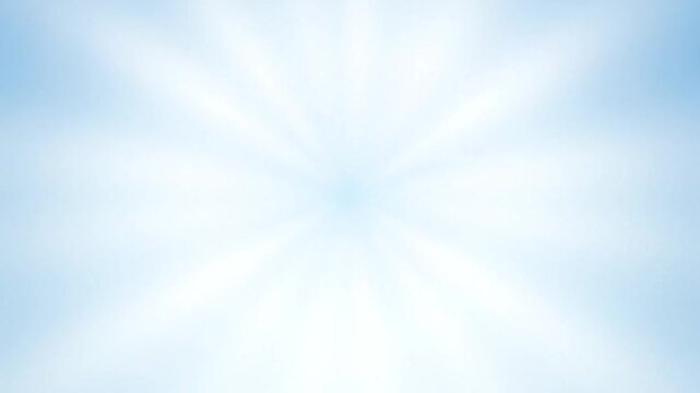 Abstract light blue background with a bright white radial burst effect emanating from the center, creating a soft and ethereal glow.