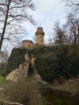 Rapunzel Tower Ruins in Ludwigsburg Palace Park