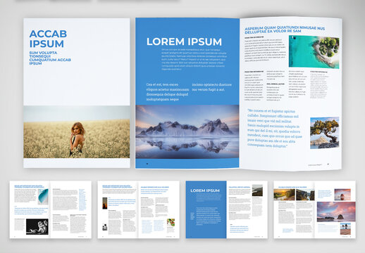 Clean Corporate Annual Report Template