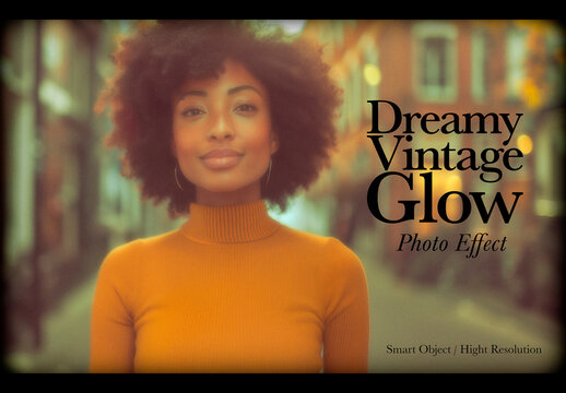 Dreamy Vintage Glow Photo Effect