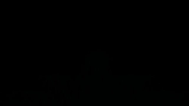 Solid Black Screen - Empty Void or Transition Element