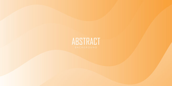 abstract orange gradient wave layered background vector illustration.