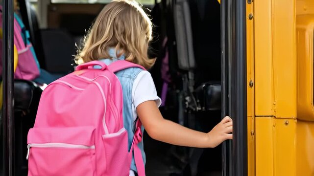 Children Returning to School After Summer Vacation