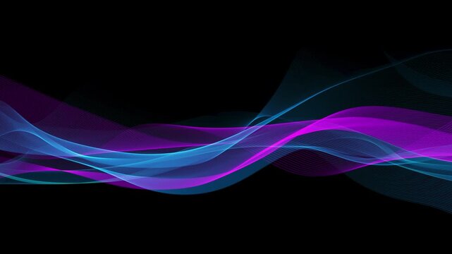 Abstract colorful lines - background loop