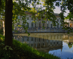 Obraz premium Palacio Łazienki, Varsovia