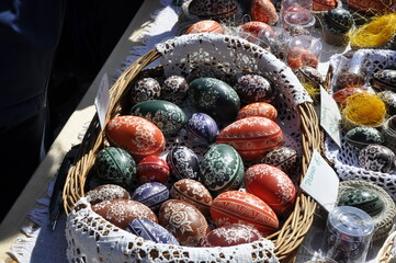 Jarmark Wielkanocny, ozdoby świąteczne, tradycja wielkanocna w Polsce i Europie.  © Albin Marciniak