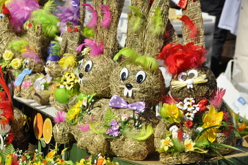 Jarmark Wielkanocny, ozdoby świąteczne, tradycja wielkanocna w Polsce i Europie.  © Albin Marciniak